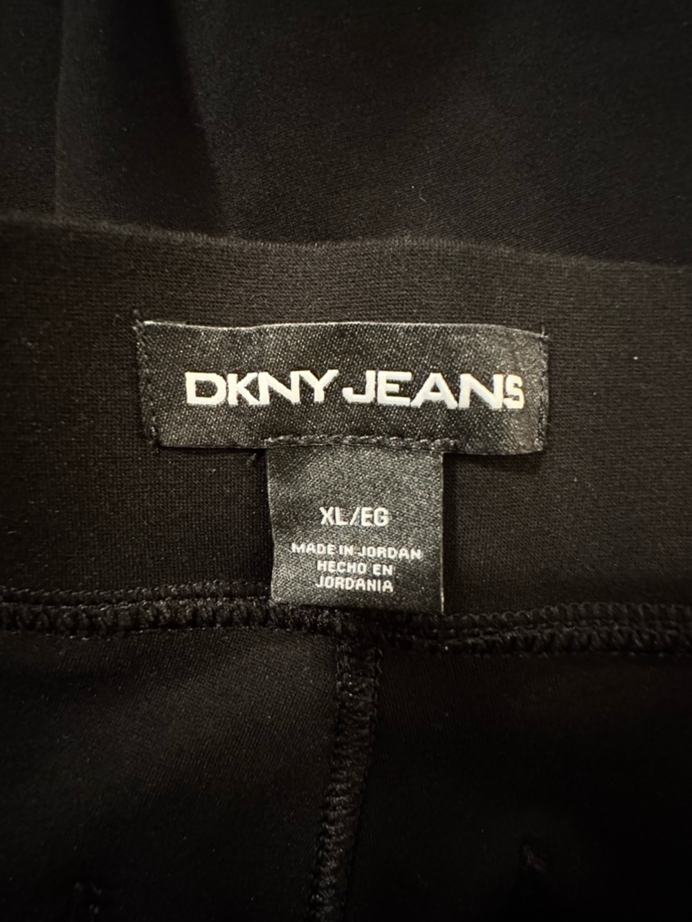 DKNY Black Skinny Ponte Leggings - Picture 6 of 8